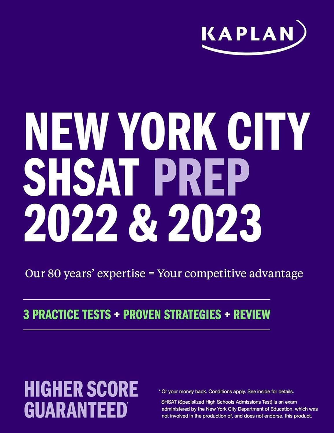 new york city shsat prep 2022 & 2023: 3 practice tests + proven strategies + review (kaplan test prep ny) - Ảnh 2