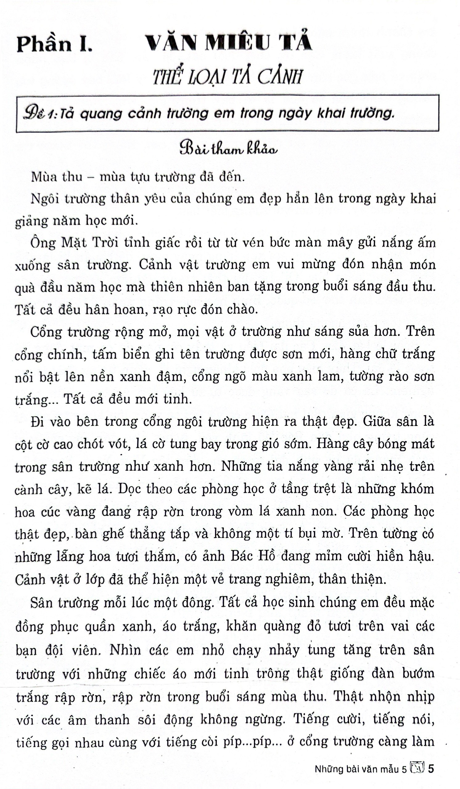 những bài văn mẫu 5 (theo chương trình gdpt mới) - Ảnh 10