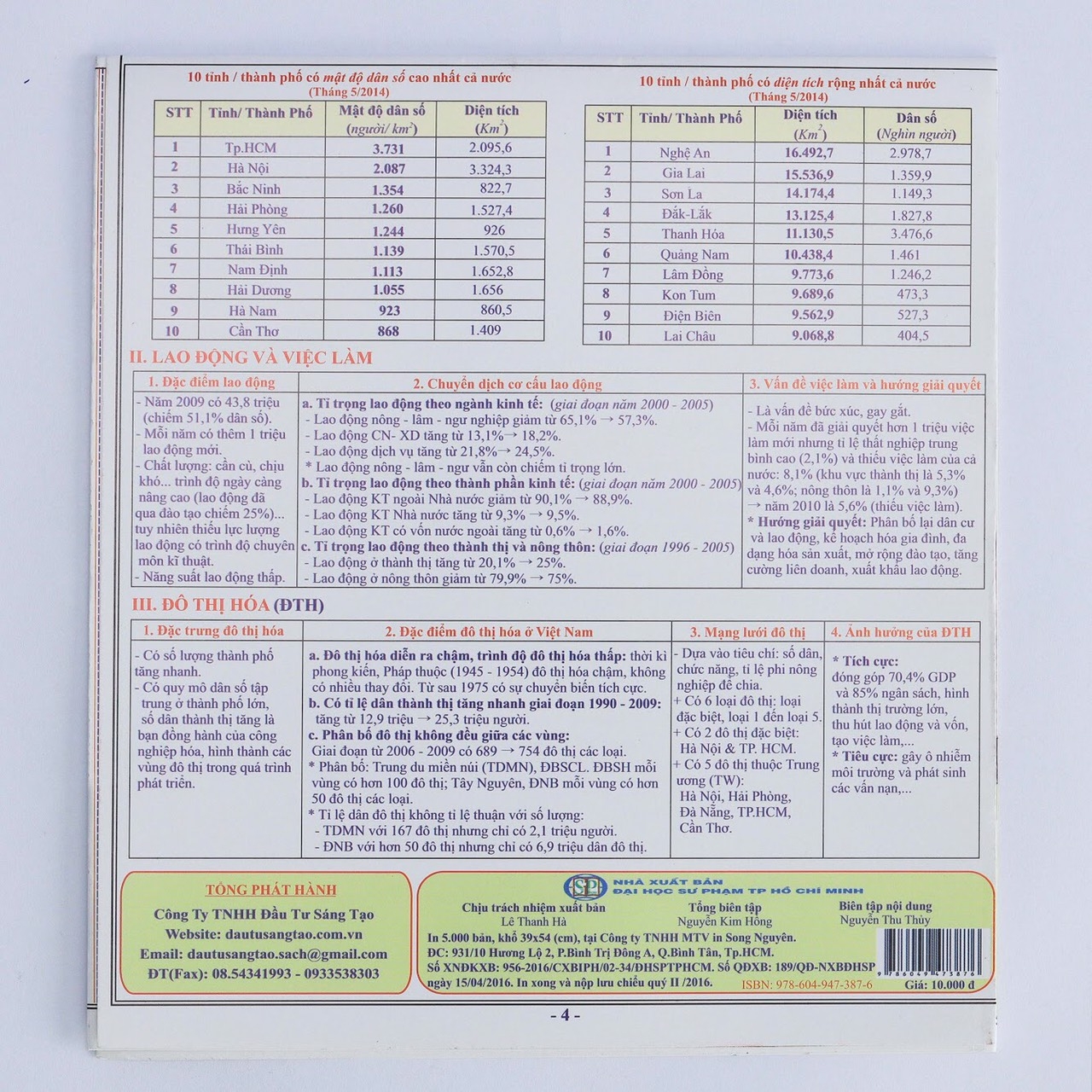 ôn tập nhanh kì thi thpt quốc gia - môn địa lí - Ảnh 2