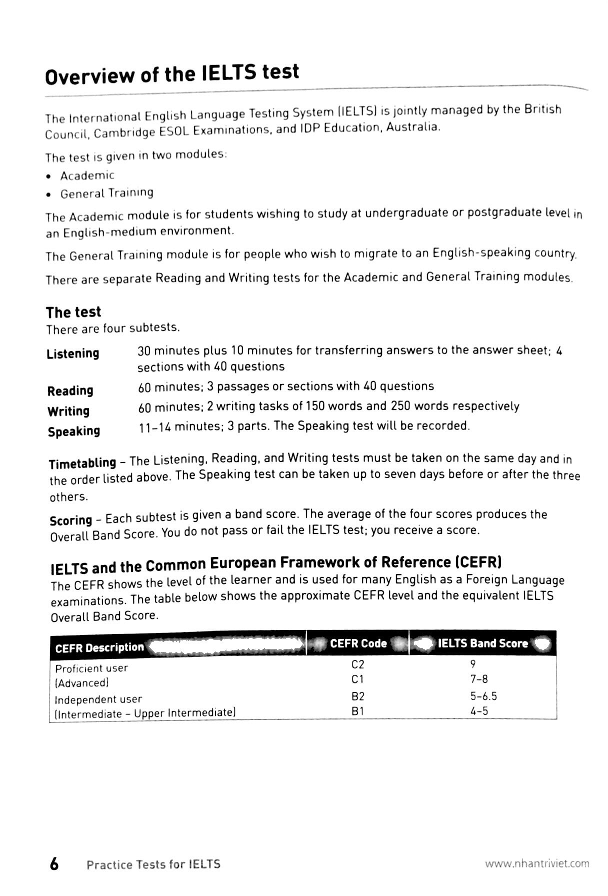 practice tests for ielts_collins english for exams (4 academic+2 general)(+cd) - Ảnh 4