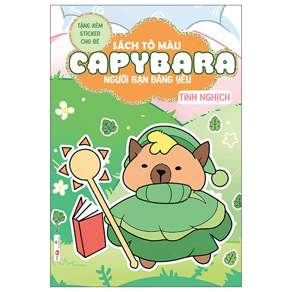 Sách Tô Màu Capybara - Người Bạn Đáng Yêu - Chăm Chỉ - Ảnh 3