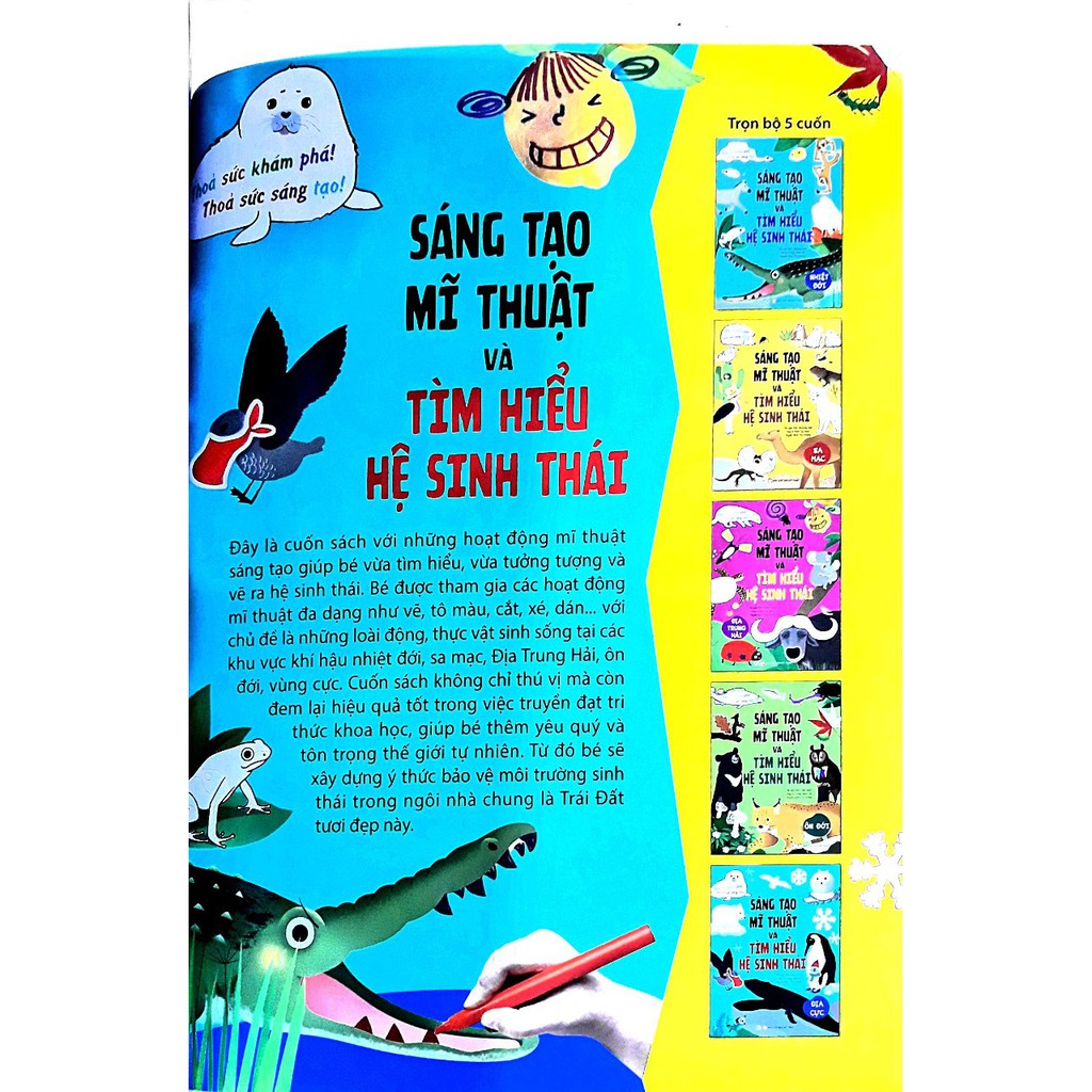 sáng tạo mĩ thuật và tìm hiểu hệ sinh thái: nhiệt đới - Ảnh 3