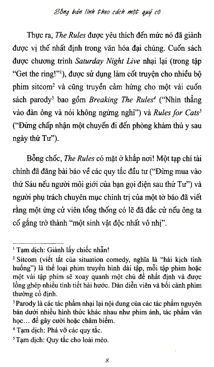 sống bản lĩnh theo cách một quý cô - all the rules (tái bản 2020) - Ảnh 7