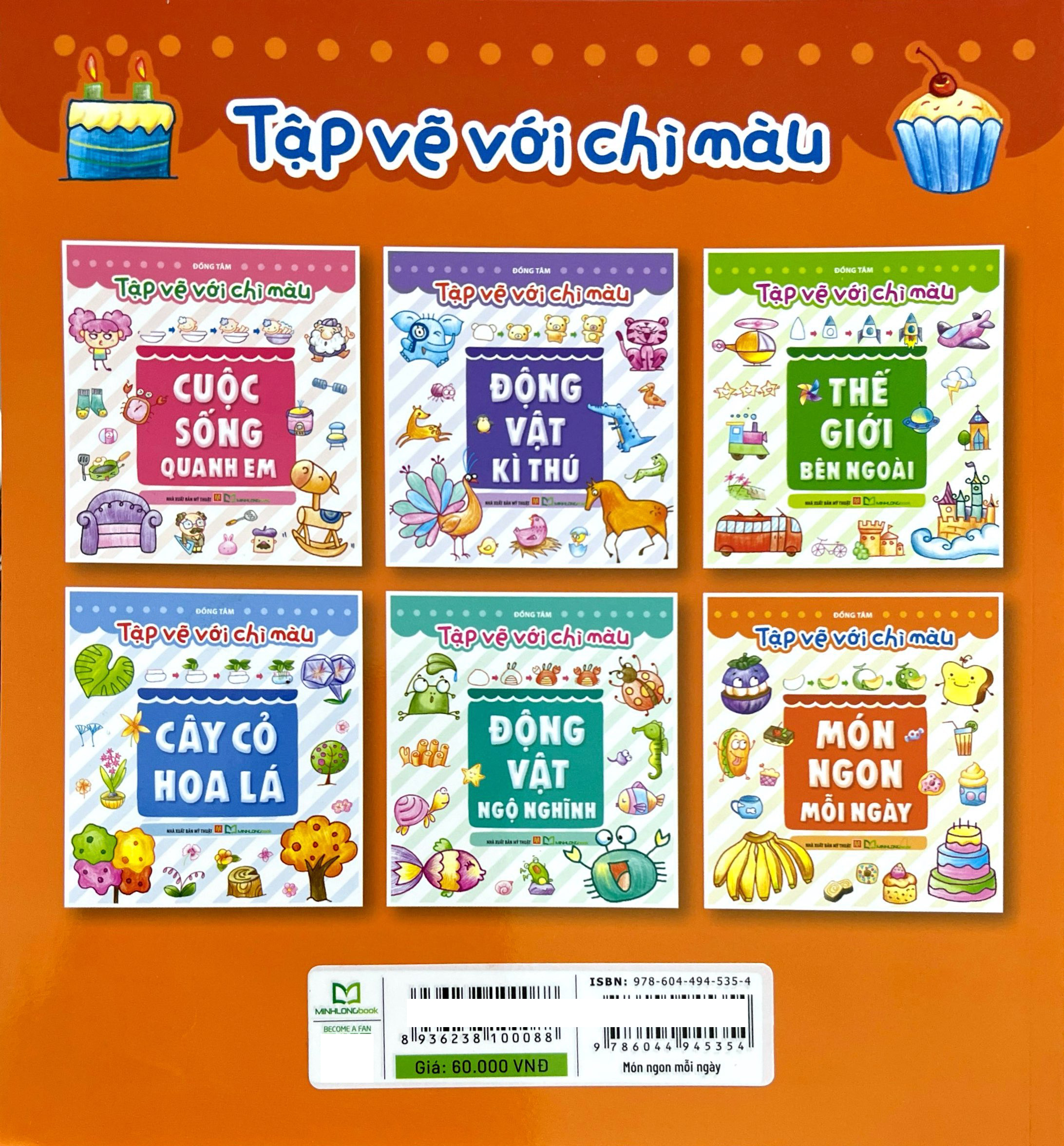 Tập Vẽ Với Chì Màu - Món Ngon Mỗi Ngày - Ảnh 7