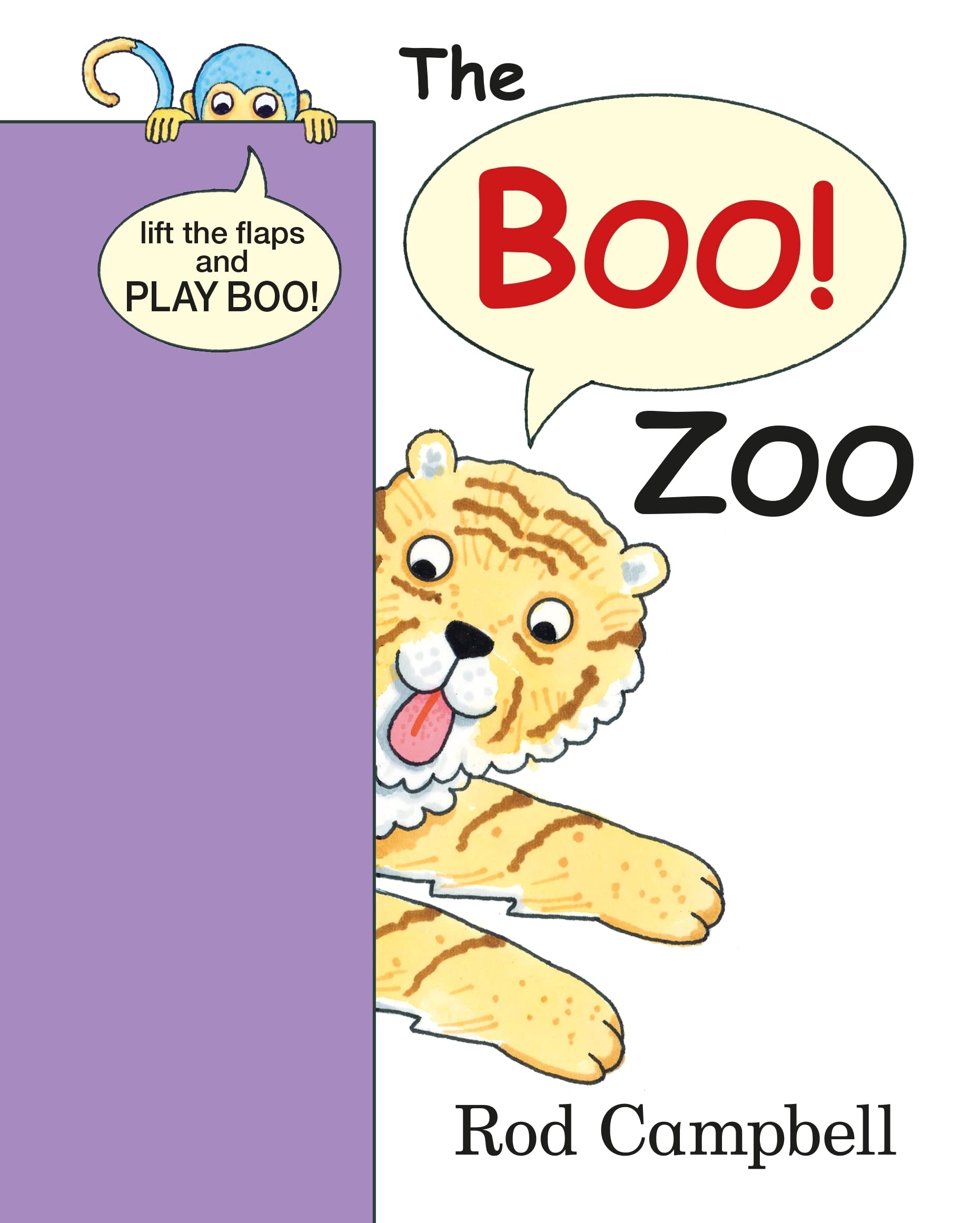 the boo zoo : a peekaboo lift the flap book - Ảnh 2