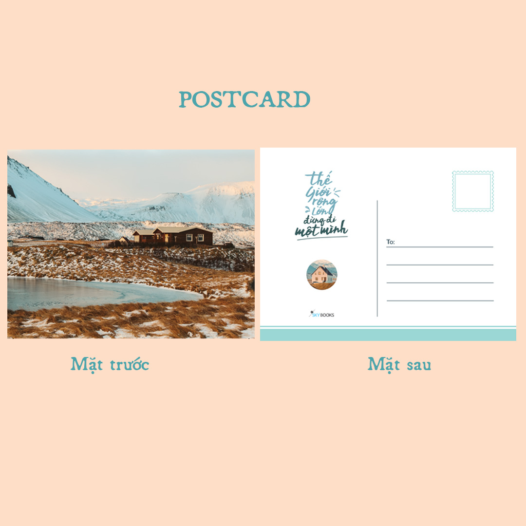 thế giới rộng lớn đừng đi một mình - tặng kèm bookmark + postcard - Ảnh 4