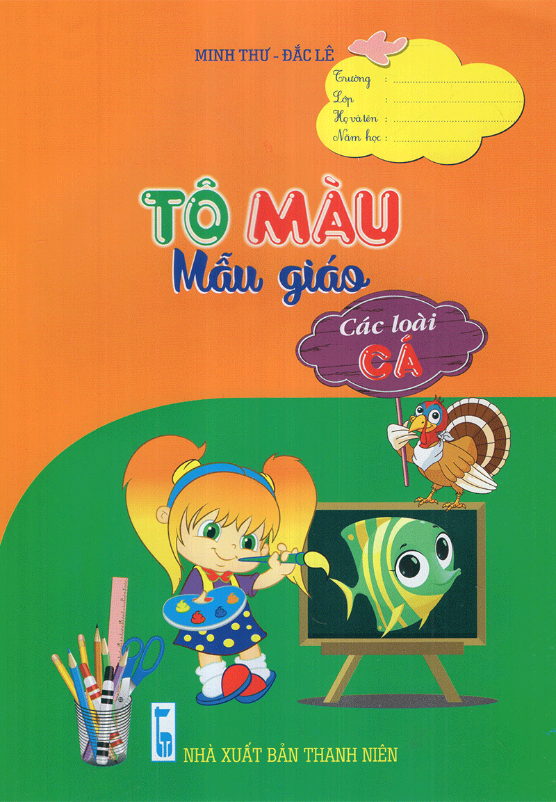 tô màu mẫu giáo các loài cá - Ảnh 2