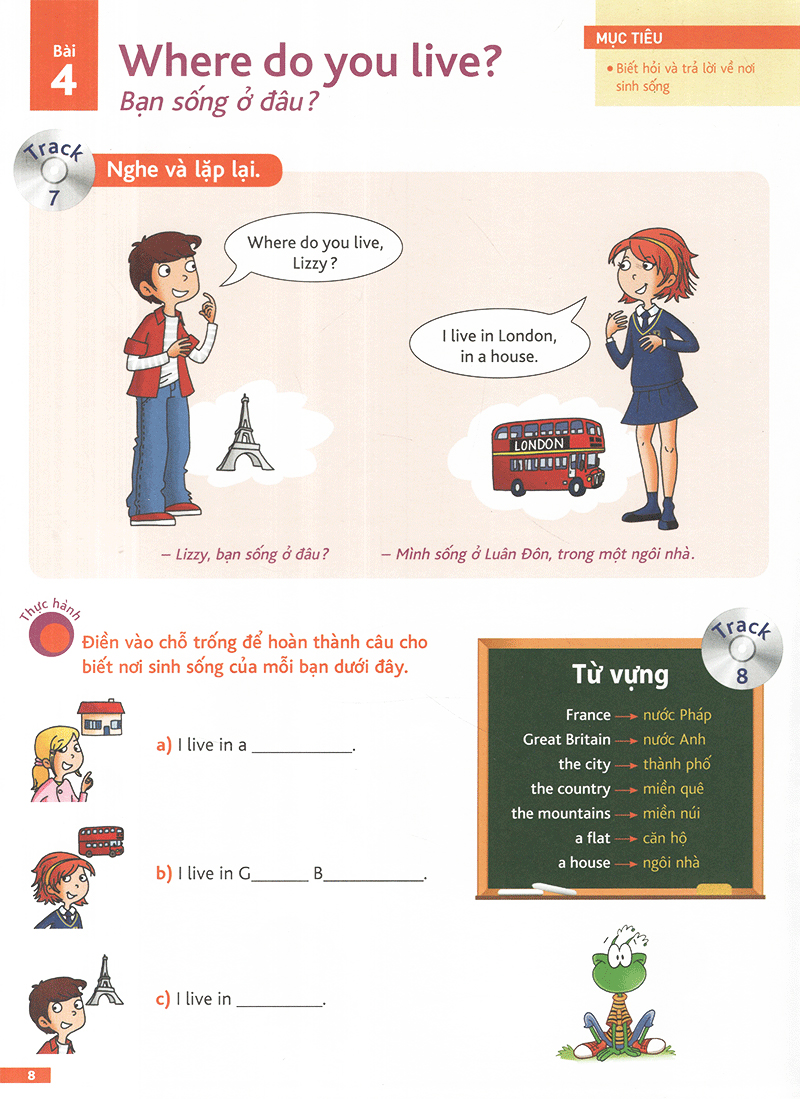 to understand english - lớp 3 (8-9 tuổi) (kèm cd) - Ảnh 8
