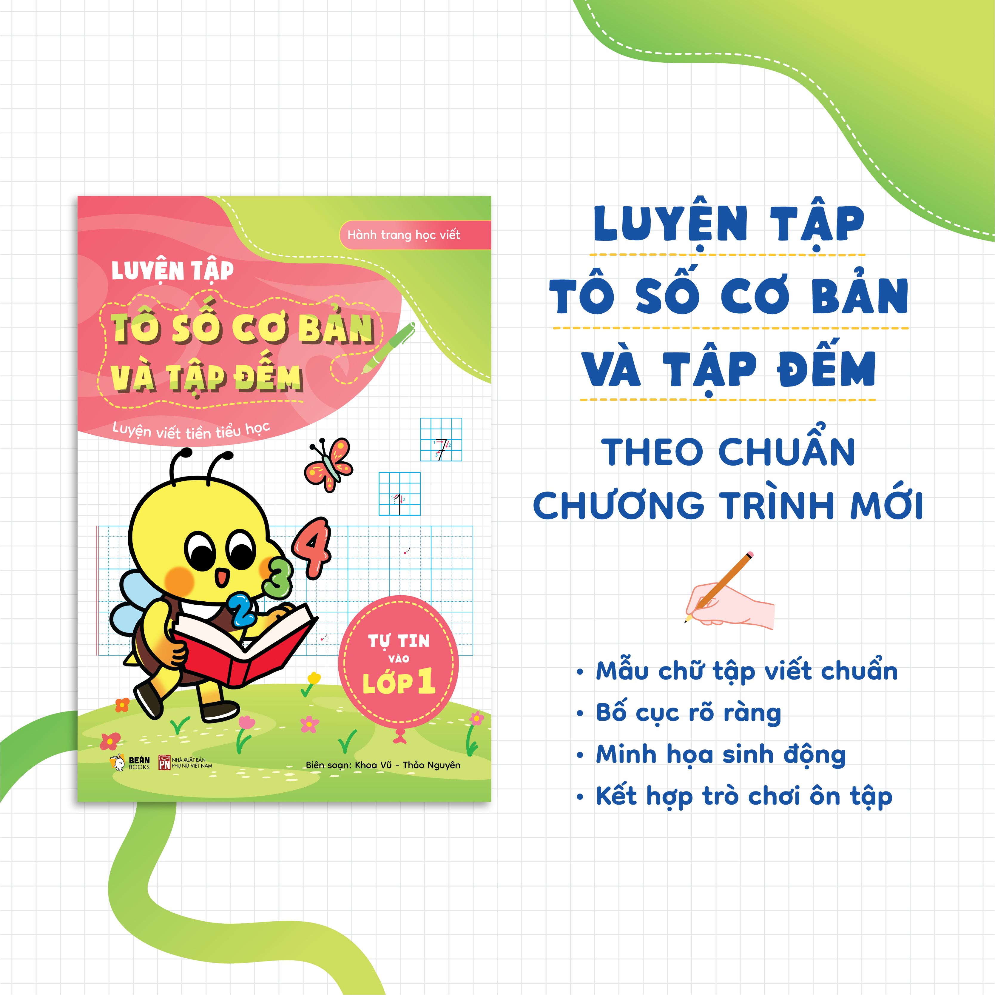 Tự Tin Vào Lớp 1 - Luyện Tập Tô Số Cơ Bản Và Tập Đếm - Ảnh 3