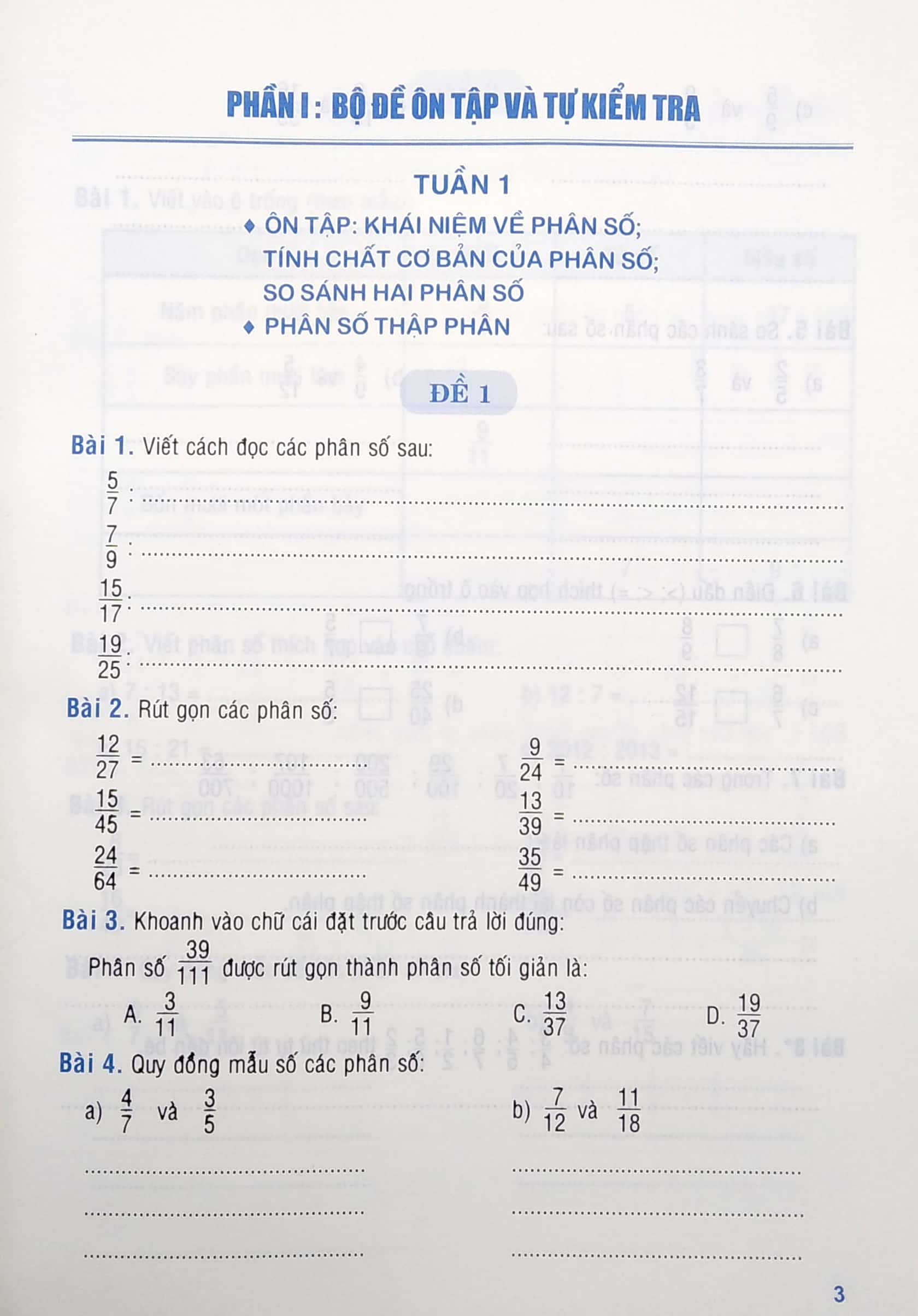tuyển chọn đề ôn luyện và tự kiểm tra toán 5 - Ảnh 5