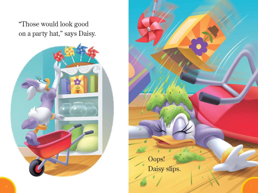 world of reading level pre-1: minnie's bowtoons: daisy's crazy hair day - Ảnh 5